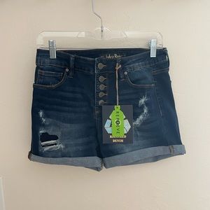 Distressed Jean Shorts (WITH TAGS)